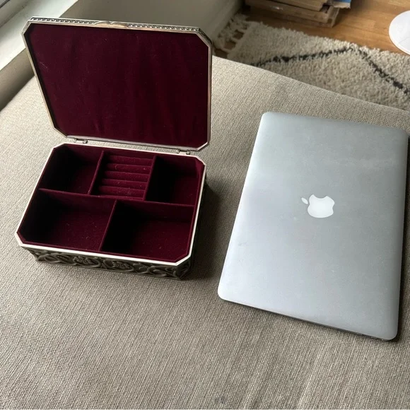 Vintage 70's Godinger Silver Jewelry Box